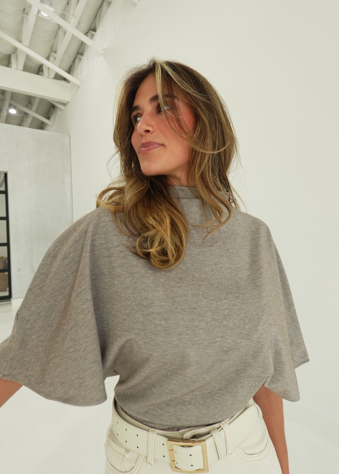 Prudence Cape Shape Top - Mocha