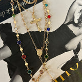 Y Multi-Stone Lariat Necklace