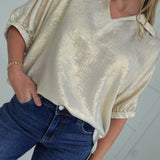 Pearlized Blouse - Pearl