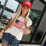 Independence Crochet Top - Ivory