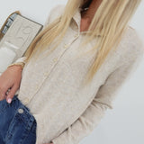 Neive Cardi Top - Cream