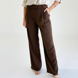 Boardroom Trouser Pant - Brown