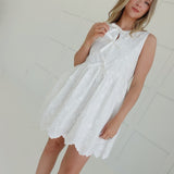 Bushel + Peck Mini Dress - Off White