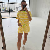 Sunglow Striped Set - Yellow