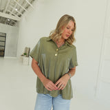 Olivia Collared Blouse