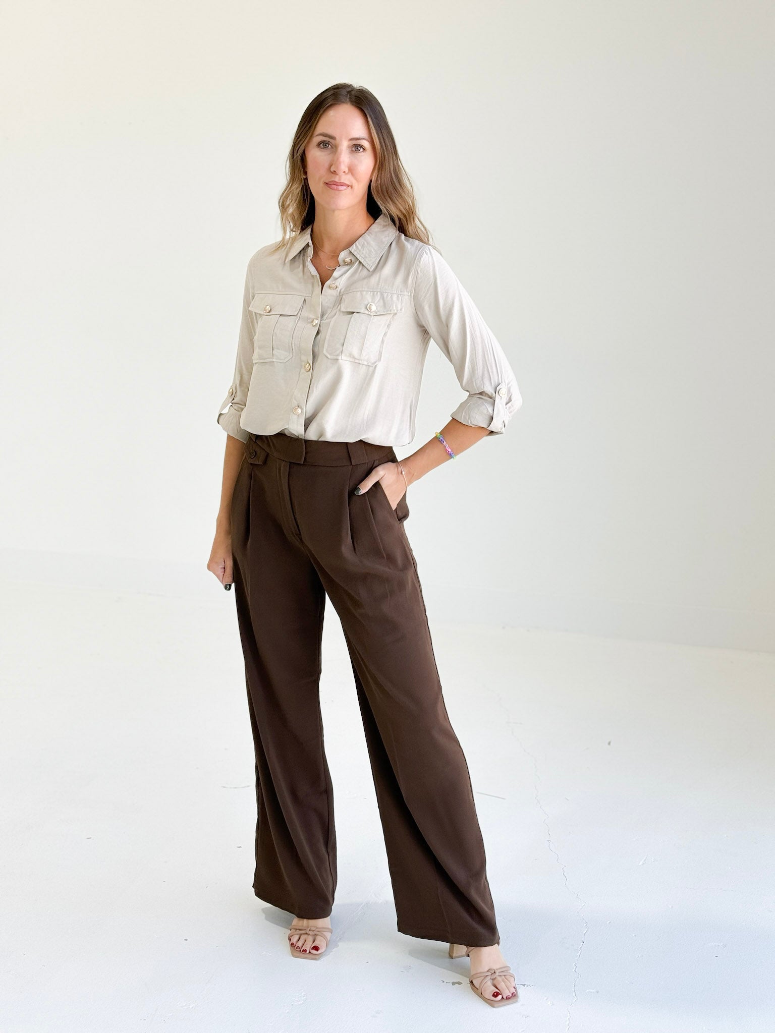 Boardroom Trouser Pant - Brown