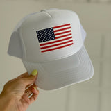 Flag Foam Trucker - White