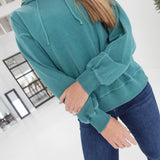 Tepper French Terry Hoodie - Teal