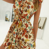 Emilee Mini Dress - Tan