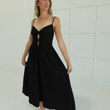Parsons Midi Dress - Black