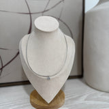 Baguette Choker - Silver