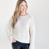 Cherrie Knit Sweater - Oatmeal