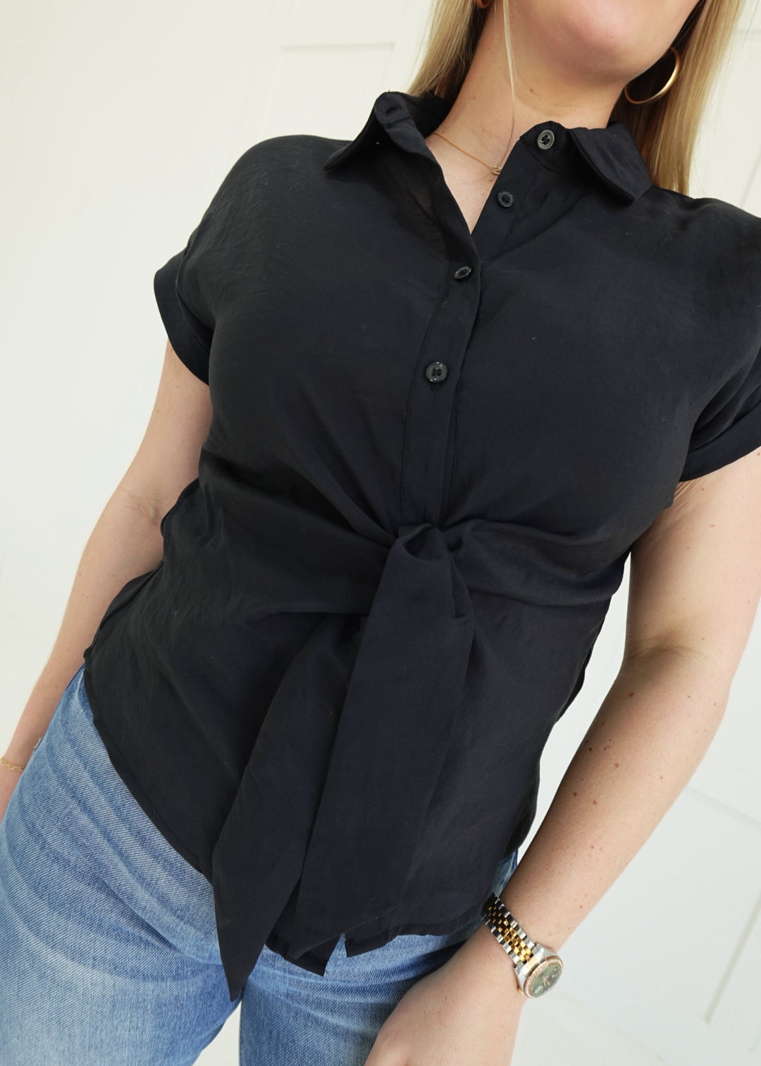 Listler Tie-Front Blouse