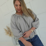 Common Ground Blouse - Gray