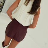 Hideaway Scarf Blouse - Cream