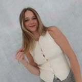 Searcy Sweater Vest - Ivory