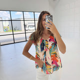 Veronica Printed Top