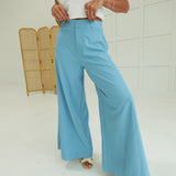 Palazzo Party Pants - Blue