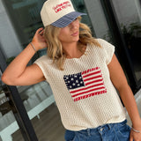 Independence Crochet Top - Cream