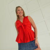 Meena Top - Red