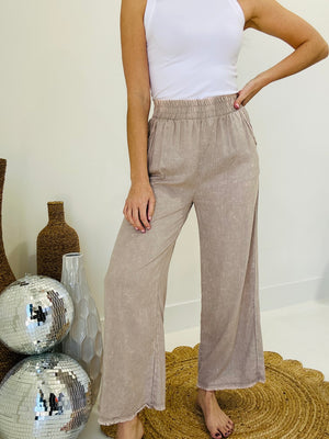 Likely To Be Linen Pants - Ash Mocha