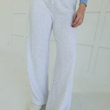 Sneakin' In Contrast Pants - Grey