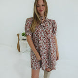 Doodle Dru Mini Dress - Camel