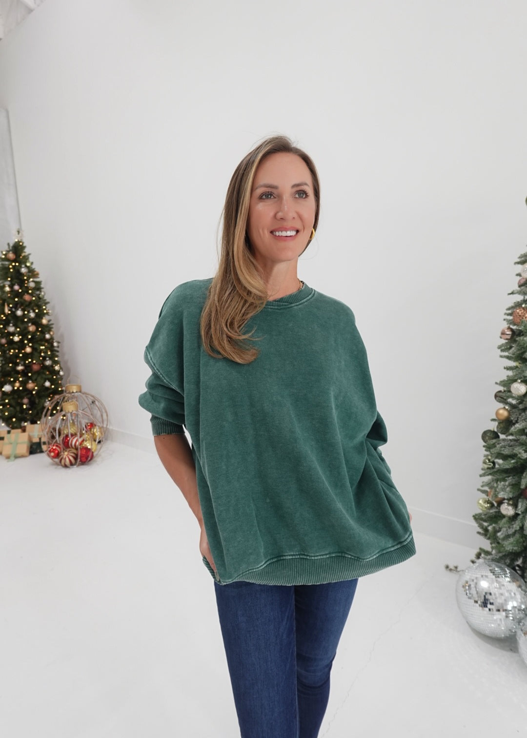 To Love Pullover - Dk Green