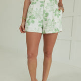 Cecil Floral Shorts - Green