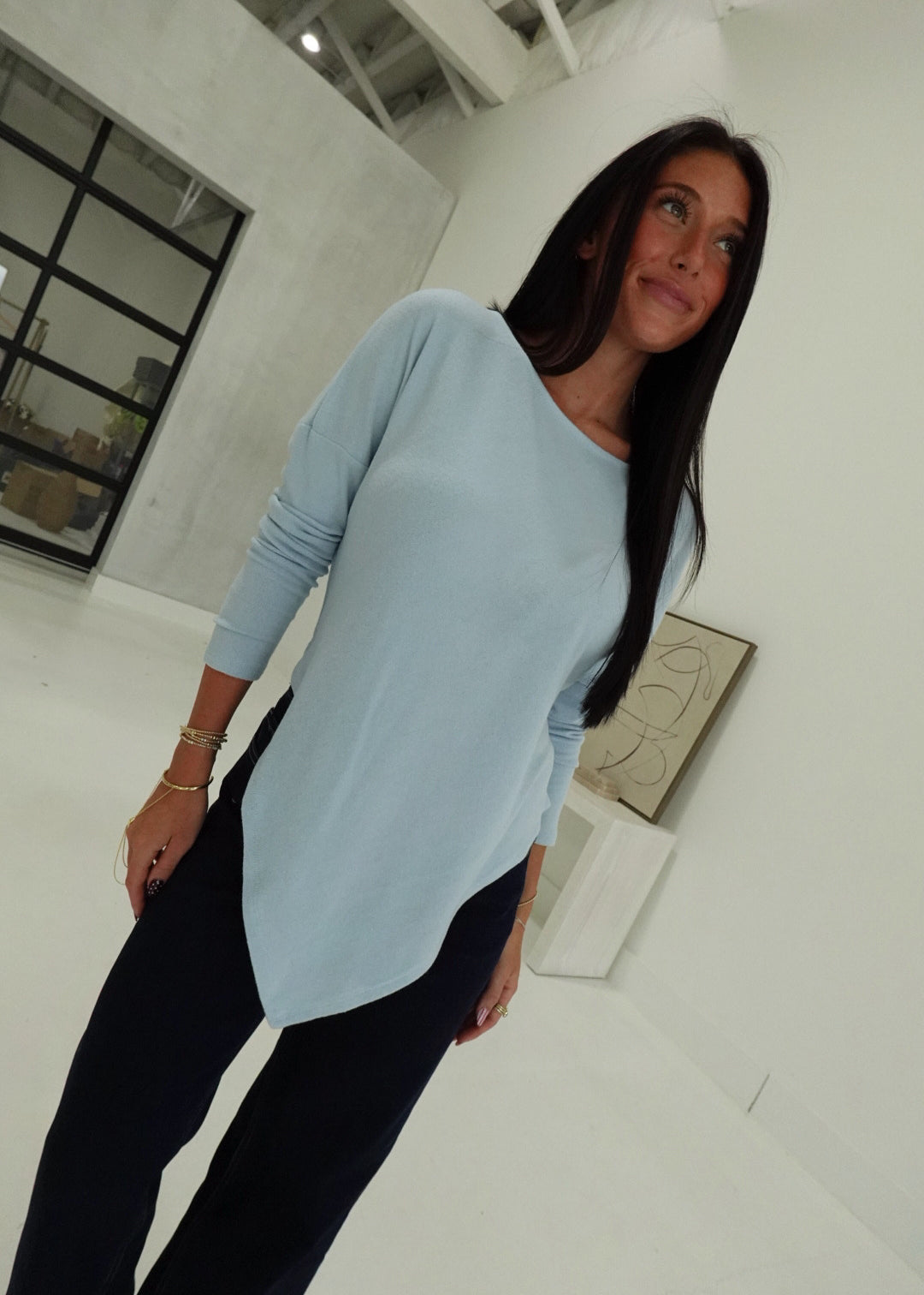 Cozy Carolina Poncho Top