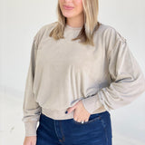 Colder Side Pullover - Taupe