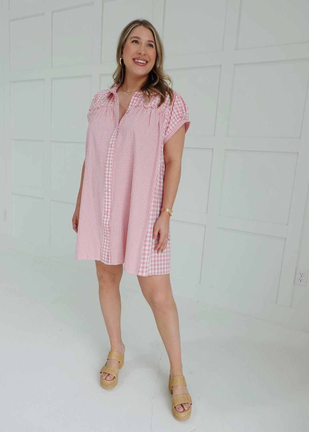 Very Pleasant Mini Dress - Pink