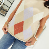 Dane Argyle Top - Taupe