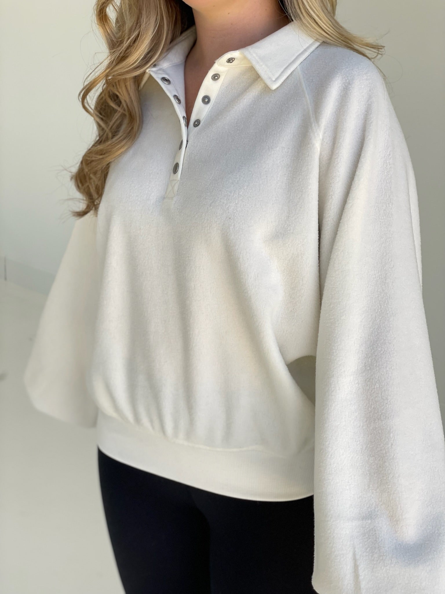 Call It A Night Pullover - Cream