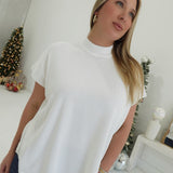 Basic Boxy Sweater - Ivory