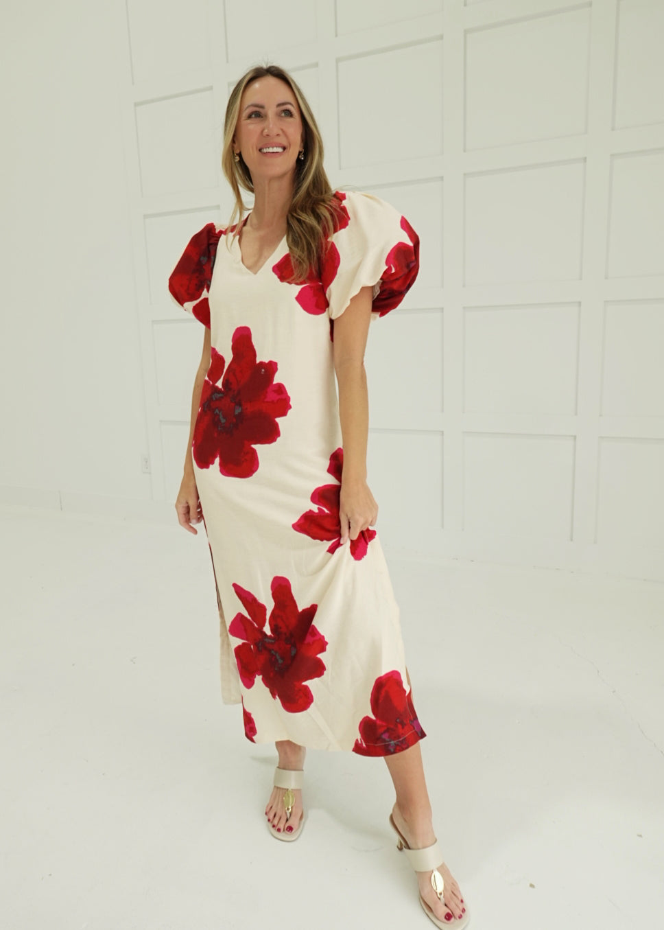 Honoree Maxi Dress - Red