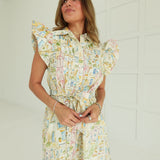 Cobblestone Roads Mini Dress