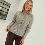 Stassi Plaid Top