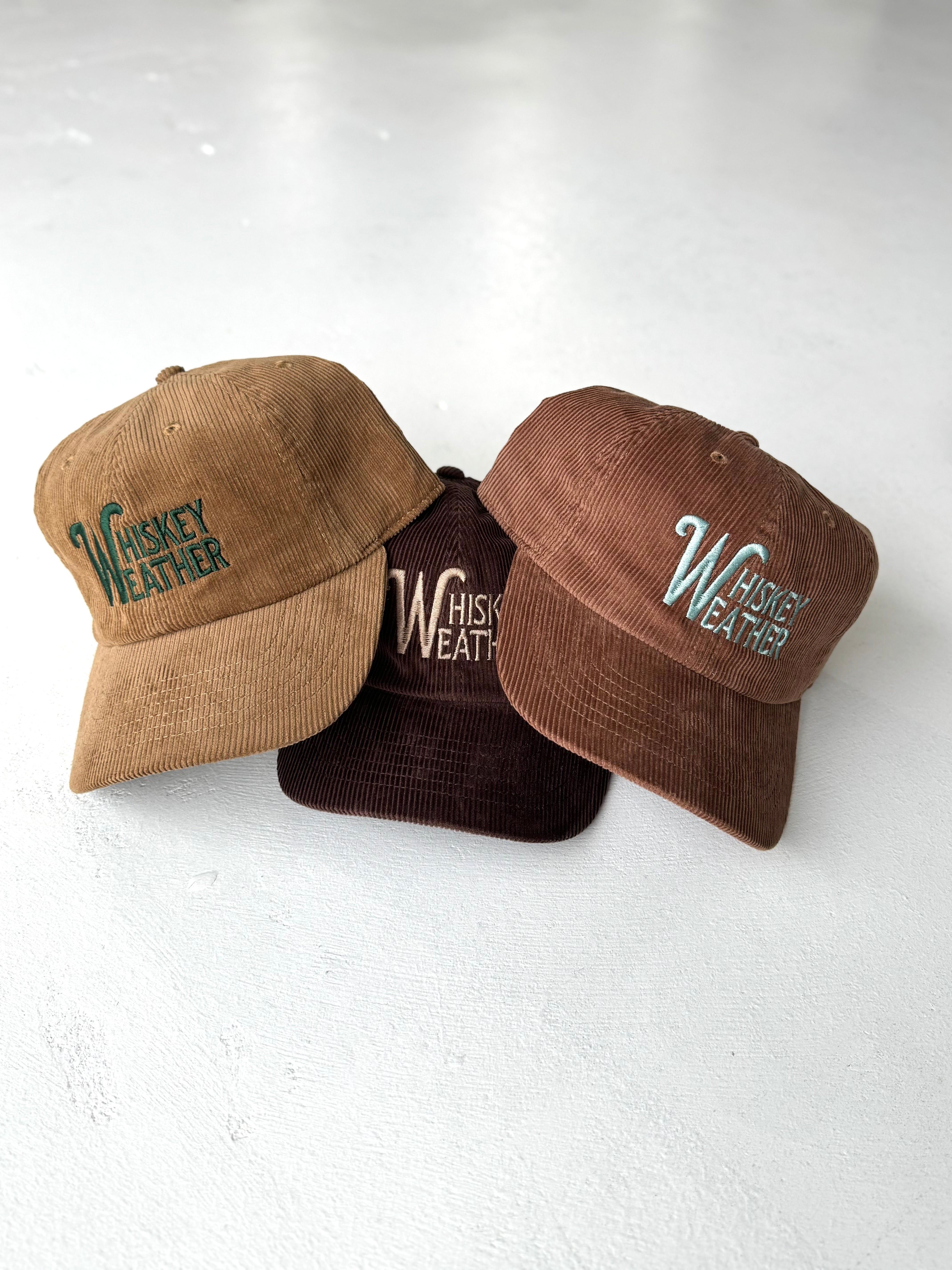 "Whiskey Weather" Corduroy Cap - Mocha