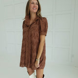 Florence Mini Dress - Mocha