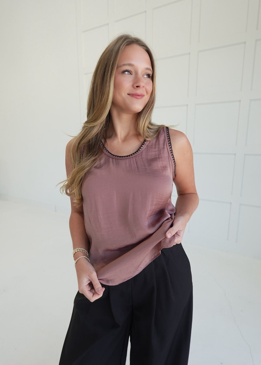 Classic Whipstitch Blouse