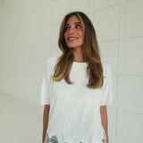 Rowans Lace Top - Ecru