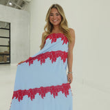 Monet Maxi Dress - Blue