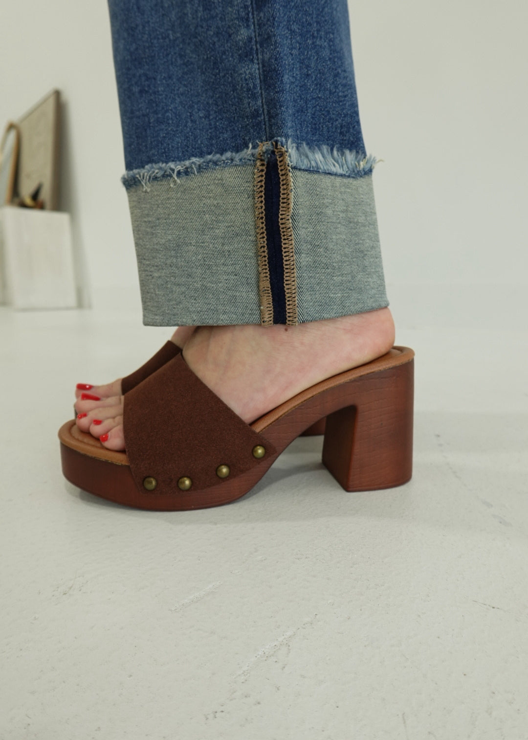Sugar & Spice Wooden Heels