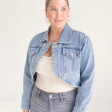 Birch Cropped Denim Jacket