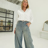 Corporate Chic Top - White