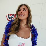 Americana Cami Top - White