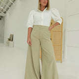 Palazzo Party Pants - Taupe
