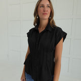 Naomi Corset Top - Black