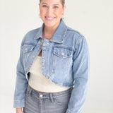 Birch Cropped Denim Jacket